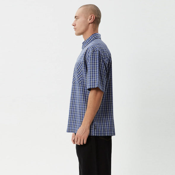 AFENDS Shipwreck Short Sleeve Shirt - Marlin