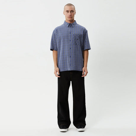 AFENDS Shipwreck Short Sleeve Shirt - Marlin