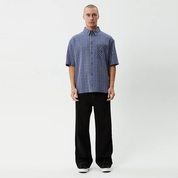 AFENDS Shipwreck Short Sleeve Shirt - Marlin
