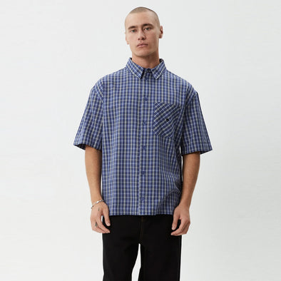 AFENDS Shipwreck Short Sleeve Shirt - Marlin