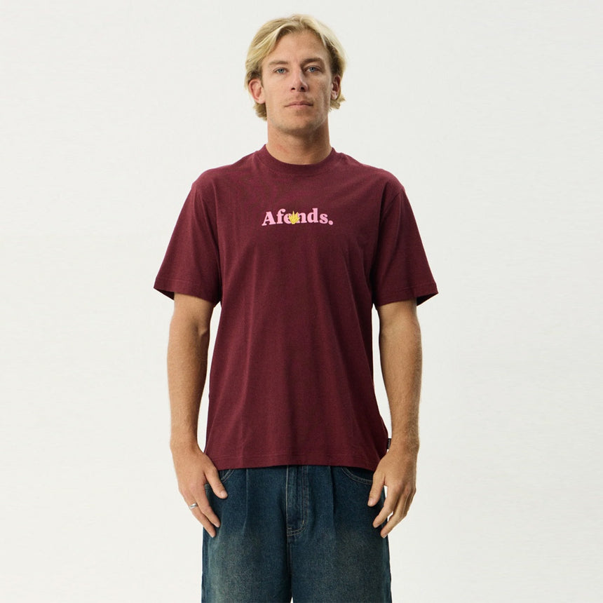 AFENDS Smiles Retro Tee - Port