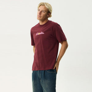 AFENDS Smiles Retro Tee - Port