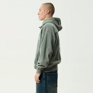 AFENDS Sonoran Boxy Pull On Hood - Washed Sycamore