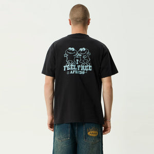 AFENDS Sonoran Boxy Tee - Stone Black