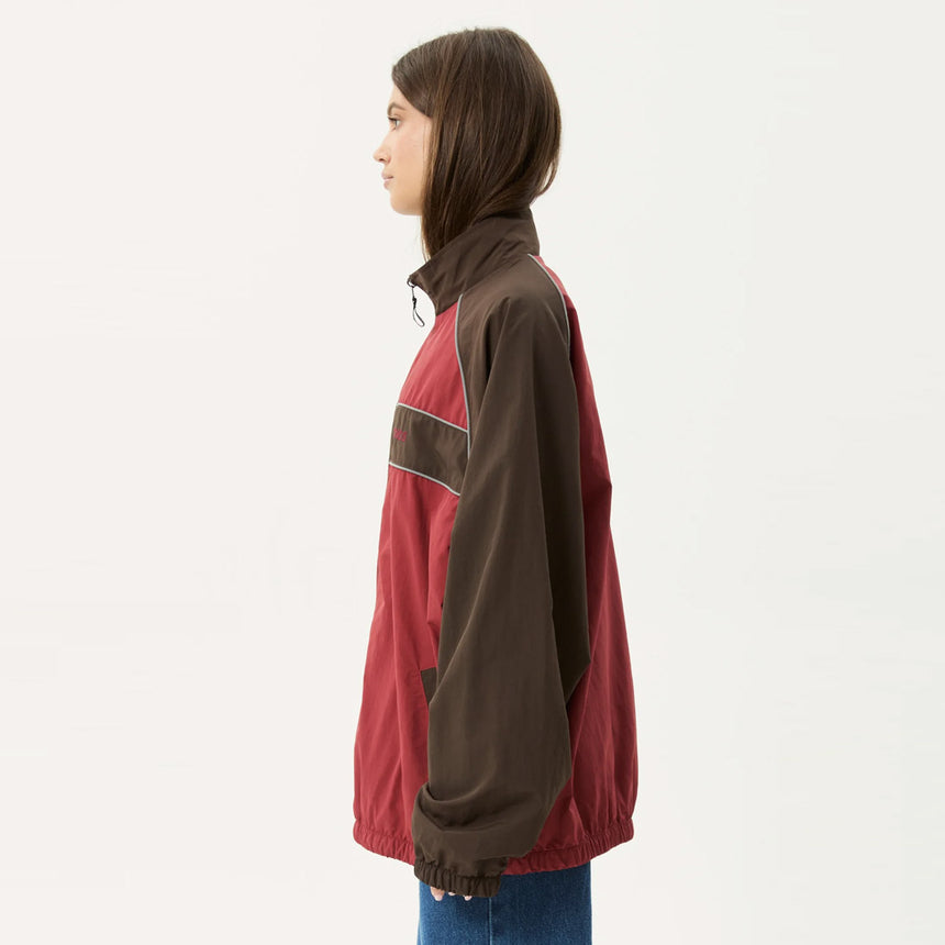 AFENDS Spicy Sports Spray Jacket - Burgundy