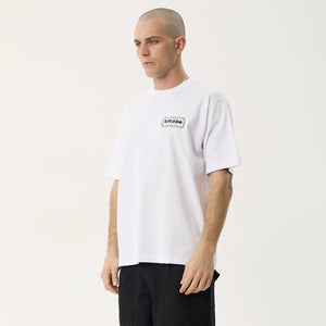 AFENDS Spiritual Recycled Heavyweight Boxy Tee - White