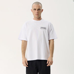 AFENDS Spiritual Recycled Heavyweight Boxy Tee - White