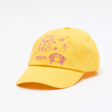 AFENDS Sunbake Panelled Cap - Lemon