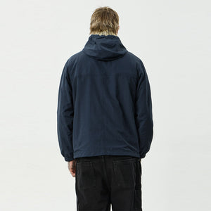AFENDS System Water Resistant Spray Anorak Jacket - Deep Sea