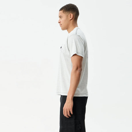 AFENDS Tangled Boxy Tee - Grey Marle