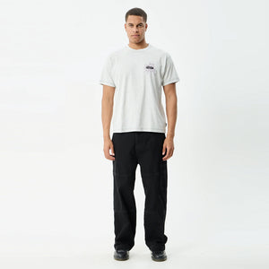AFENDS Tangled Boxy Tee - Grey Marle