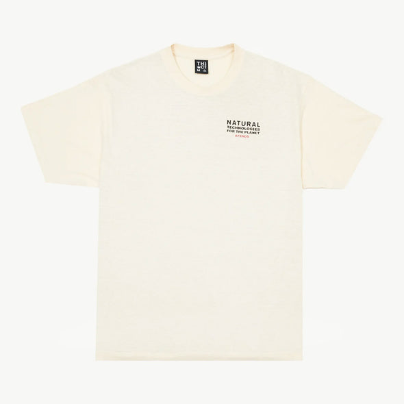 AFENDS Technology Graphic Boxy Tee - Sand