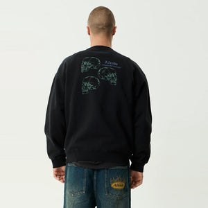 AFENDS Temporal Heavyweight Crew - Stone Black