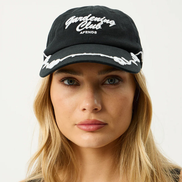 AFENDS Thorn Bound Panelled Cap - Black