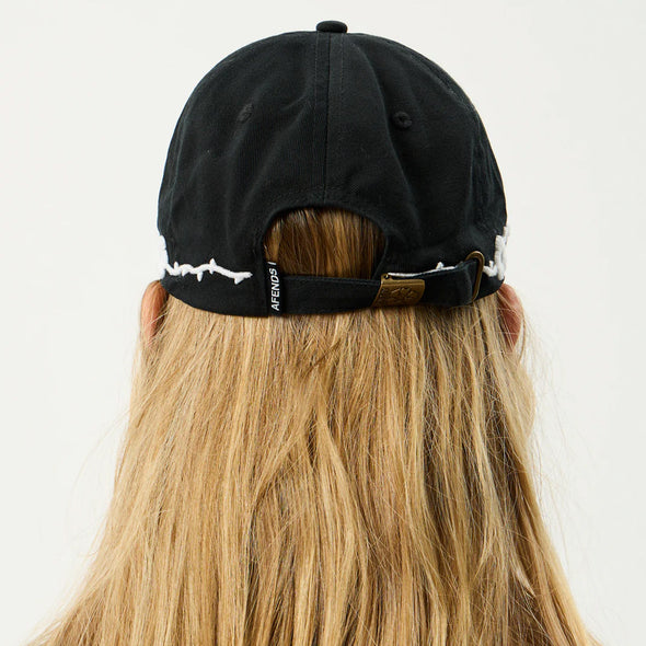 AFENDS Thorn Bound Panelled Cap - Black