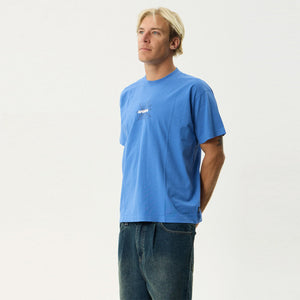AFENDS Webhead Boxy Fit Tee - Washed Marina