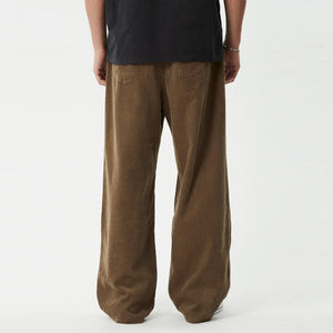 AFENDS Welcome Back Baggy Pleated Pant - Fossil