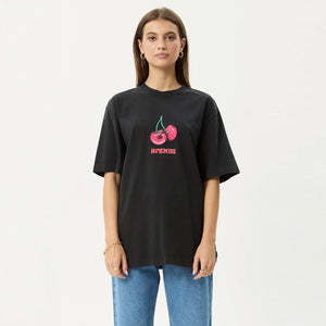 AFENDS Women's Abiza Retro Tee - Stone Black