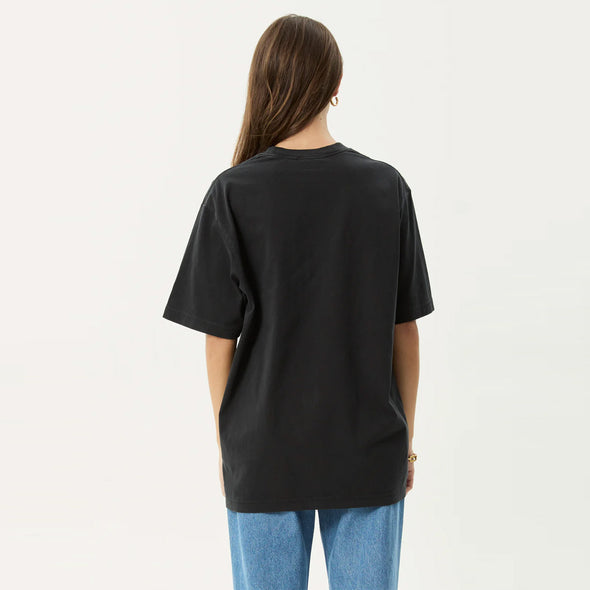 AFENDS Women's Abiza Retro Tee - Stone Black