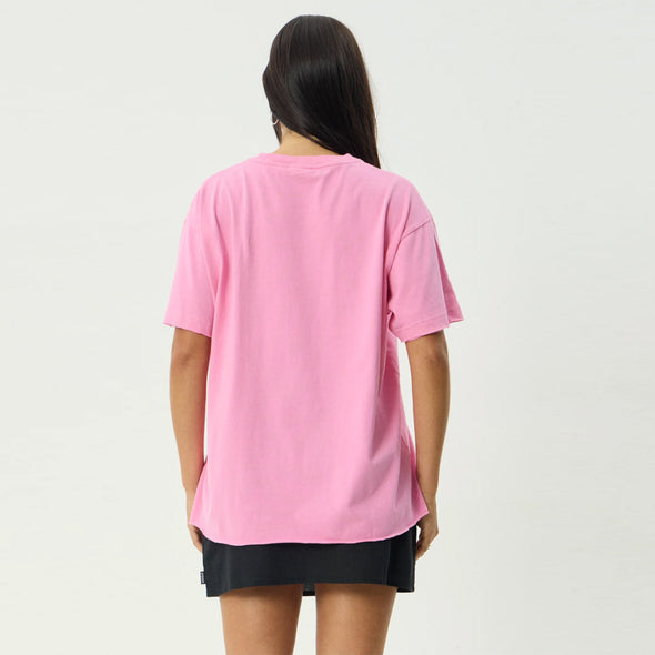 AFENDS Women's Amalfi Oversized Tee - Pink