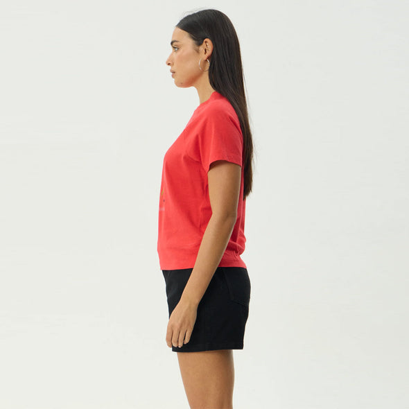 AFENDS Women's Amalfi Raglan Tee - Tomato