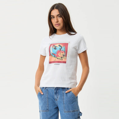 AFENDS Women's Apocalypso Regular Fit Tee - White