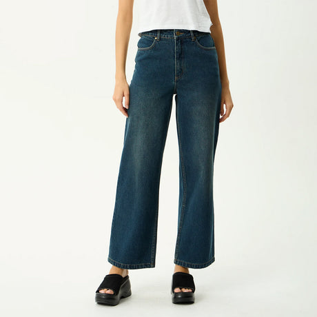 AFENDS Women's Bella Denim Wide Leg Baggy Jean - Vintage Wash