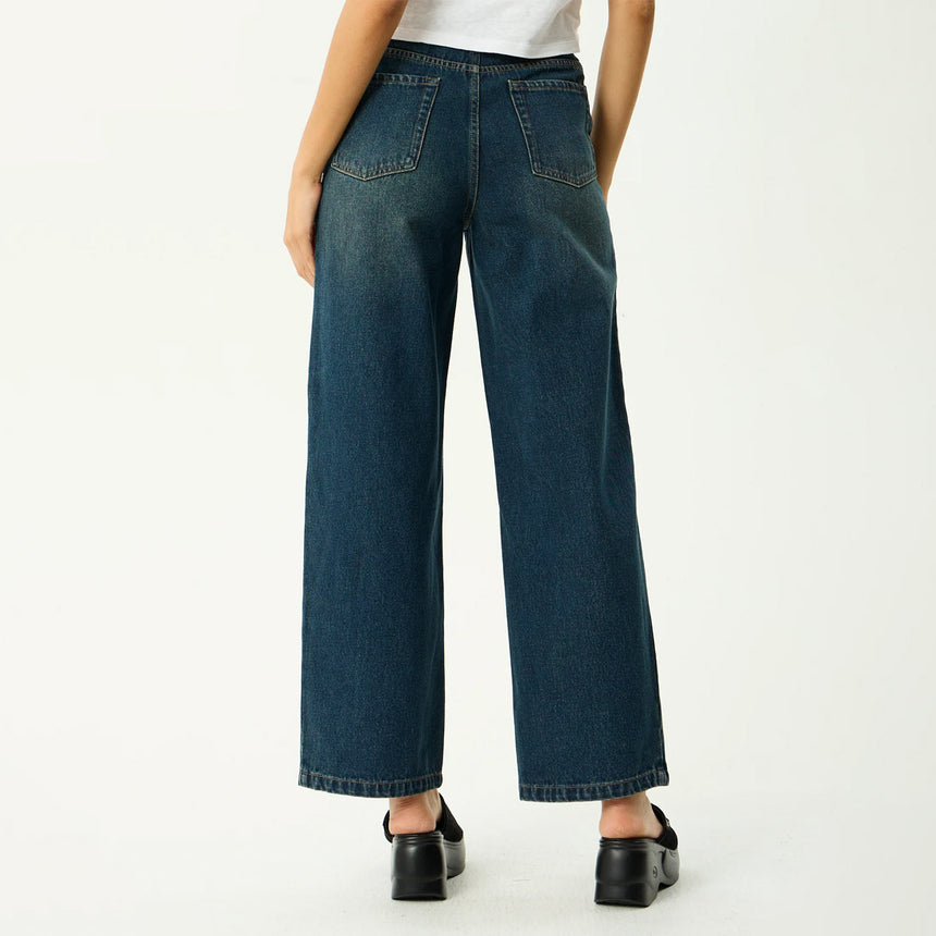 AFENDS Women's Bella Denim Wide Leg Baggy Jean - Vintage Wash