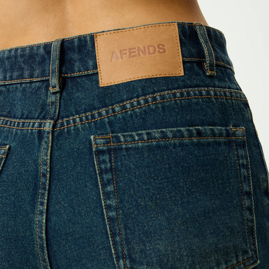 AFENDS Women's Bella Denim Wide Leg Baggy Jean - Vintage Wash