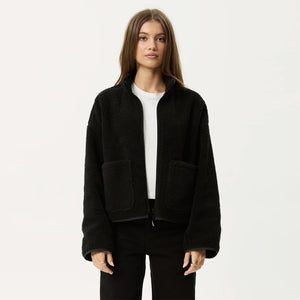 AFENDS Women's Berlin Reversible Polar Fleece Jacket - Black