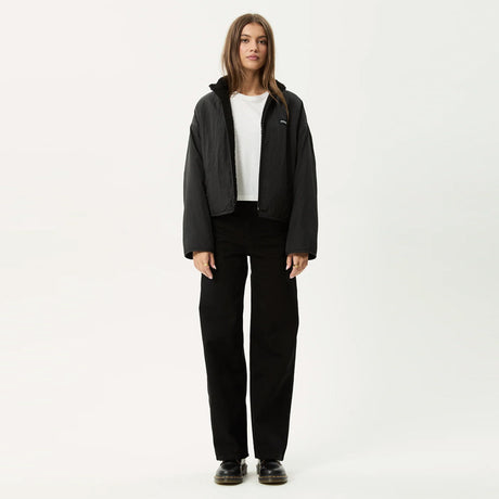 AFENDS Women's Berlin Reversible Polar Fleece Jacket - Black
