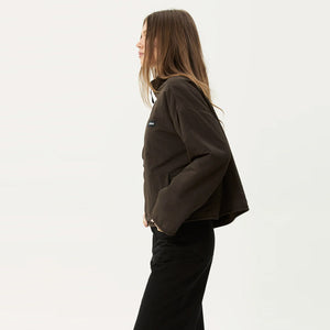AFENDS Women's Berlin Reversible Polar Fleece Jacket - Coffee