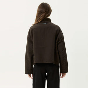 AFENDS Women's Berlin Reversible Polar Fleece Jacket - Coffee