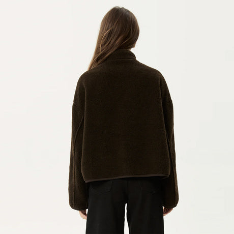AFENDS Women's Berlin Reversible Polar Fleece Jacket - Coffee