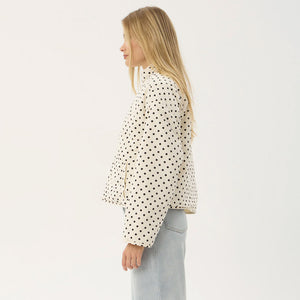 AFENDS Women's Berlin Reversible Recycled Polar Fleece Jacket - Moonbeam