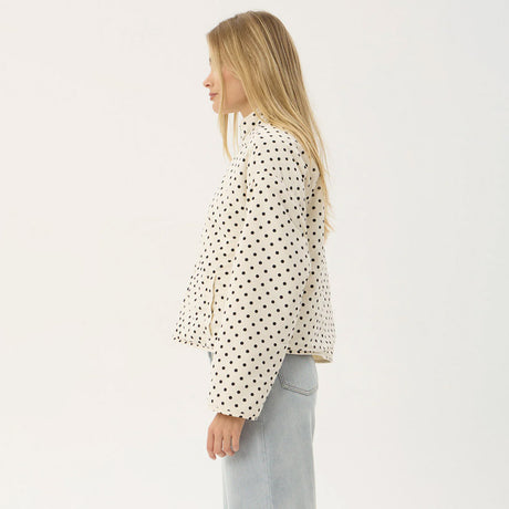 AFENDS Women's Berlin Reversible Recycled Polar Fleece Jacket - Moonbeam
