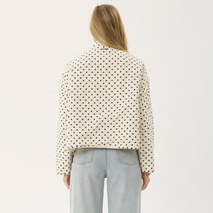 AFENDS Women's Berlin Reversible Recycled Polar Fleece Jacket - Moonbeam