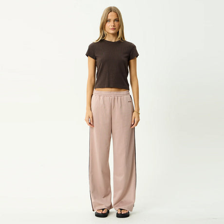 AFENDS Women's Brooklyn Track Pant - Dusty Pink