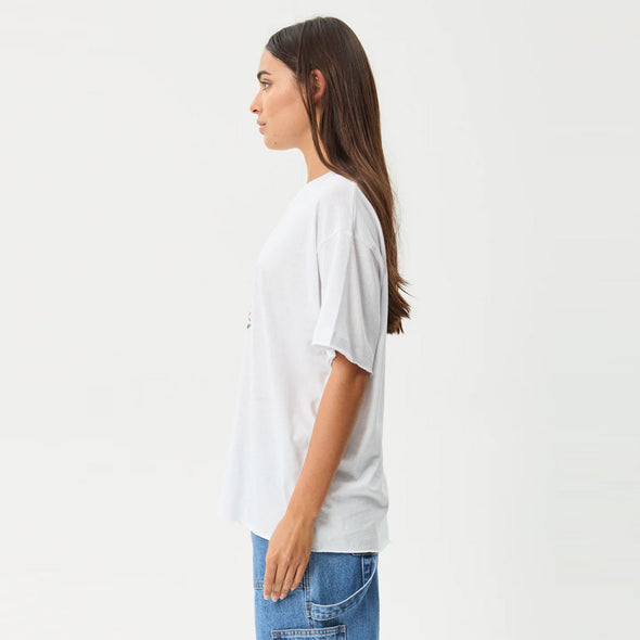 AFENDS Women's Butterfluer Oversized Tee - White