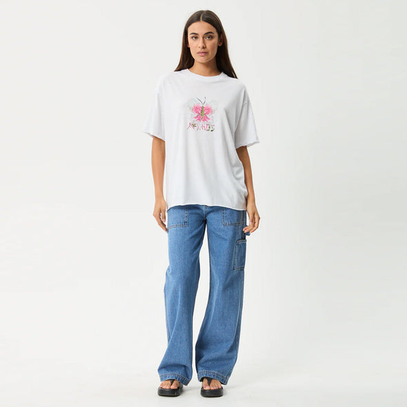 AFENDS Women's Butterfluer Oversized Tee - White