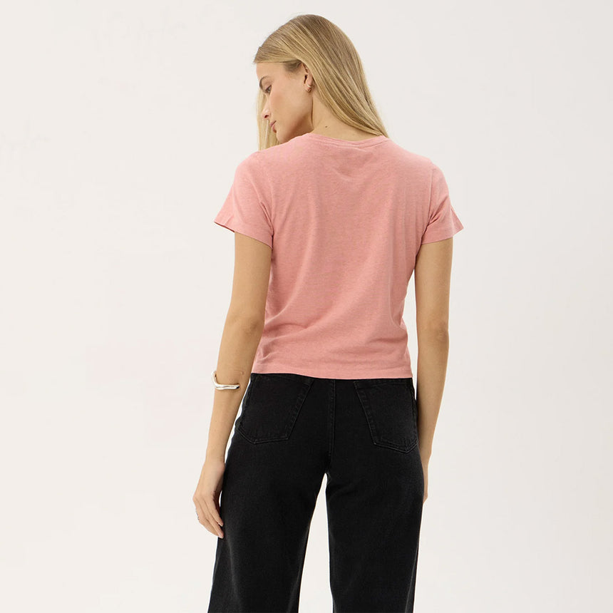 AFENDS Women's Carmen Baby Tee - Dusty Pink
