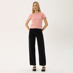 AFENDS Women's Carmen Baby Tee - Dusty Pink