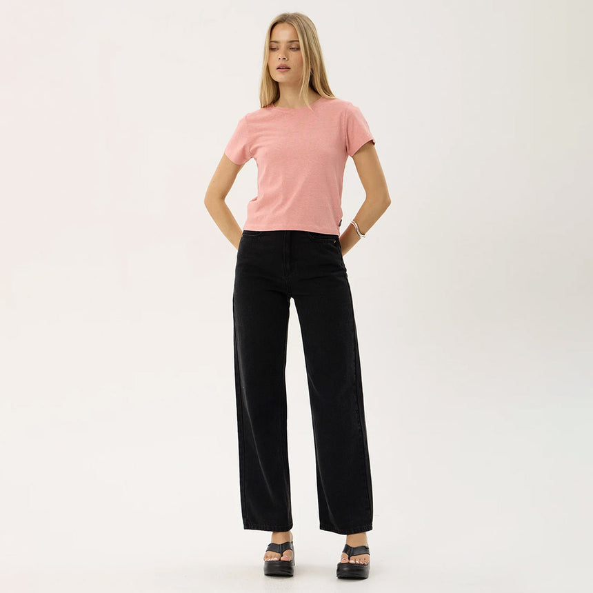 AFENDS Women's Carmen Baby Tee - Dusty Pink