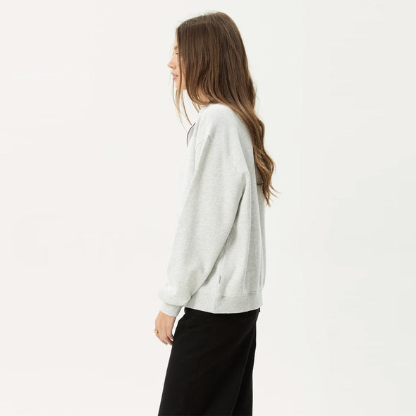 AFENDS Women's Carter Quarter Zip Jumper - Grey Marle