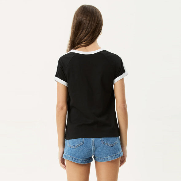 AFENDS Women's Catch And Release Raglan Tee - Black