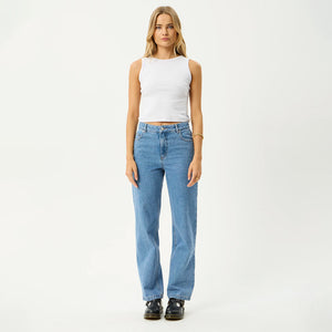 AFENDS Women's Charlie Rib Singlet - White