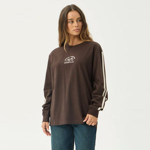 AFENDS Women's Community Garden Long Sleeve Tee - Coffee