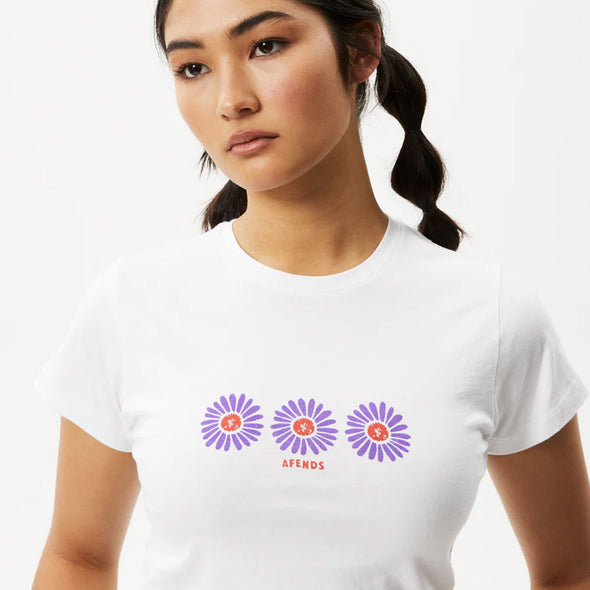 AFENDS Women's Daisy Baby Tee - White