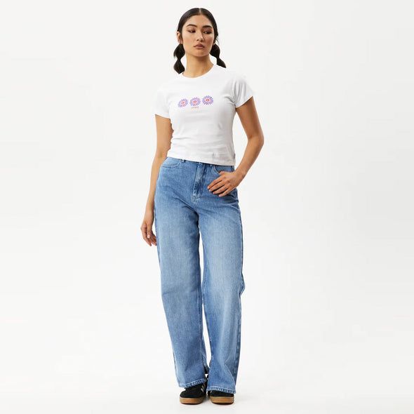 AFENDS Women's Daisy Baby Tee - White