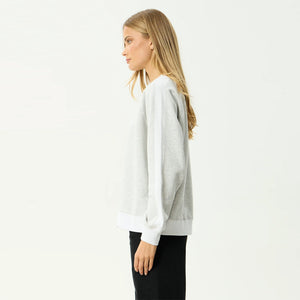 AFENDS Women's Dexter Crew - Grey Marle